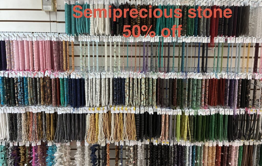 Semiprecious Stone 50% off